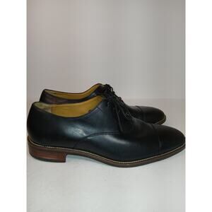 Cole Haan Lenox Hill Cap Toe Oxford Dress Shoes Black Leather Men's Size 12
